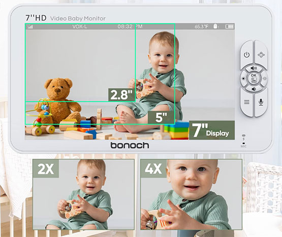 Bonoch Dual Camera Baby Monitor