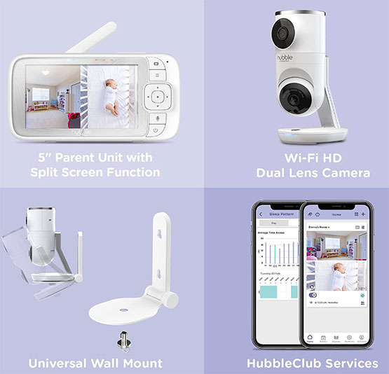 Hubble Connected Dual Vision Baby Monitor