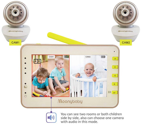 Moonybaby Split 55 Baby Monitor