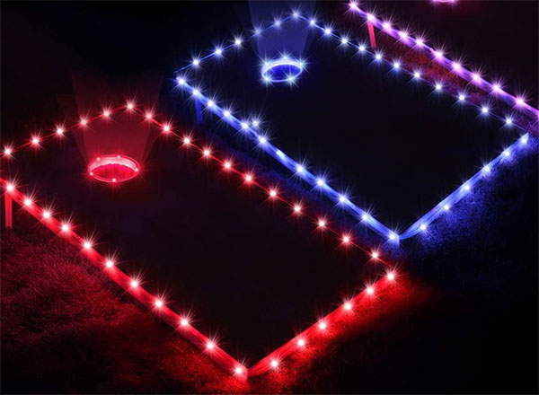 BLINNGO Cornhole Ring and Edge Lights