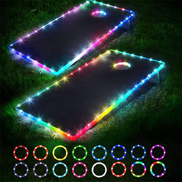 BLINNGO Cornhole Ring and Edge Lights