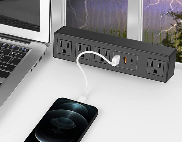 CCCEI Desk Mount Power Strip