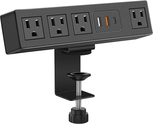 CCCEI Desk Mount Power Strip