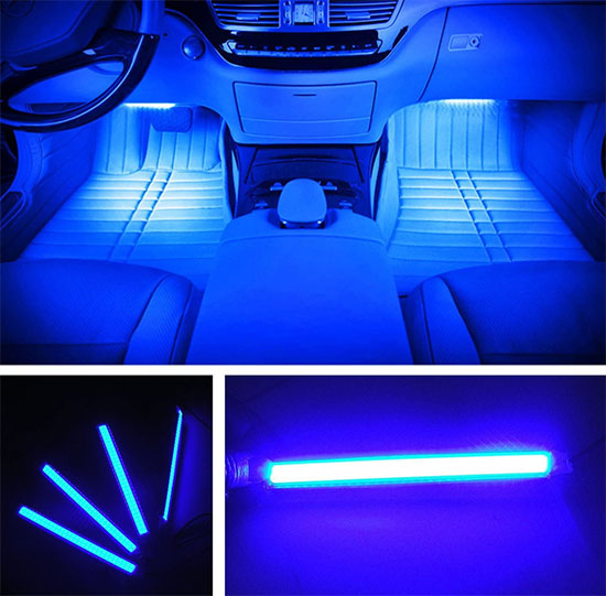 EJs Super Car Interior LED Strip Lights