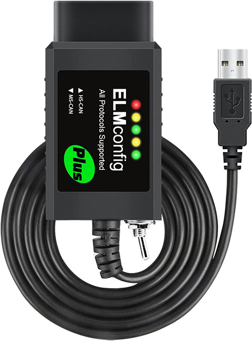 ELMconfig FORScan ELM327 OBD2 USB Adapter