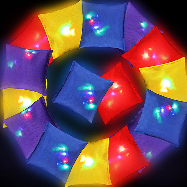 Jerify Light-Up LED Cornhole Bags