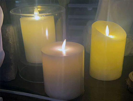 LightLi Touch Pillar Flameless LED Candle