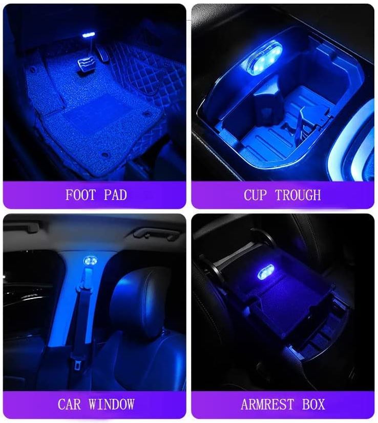 MOKITO Wireless LED Lights for Car Interior