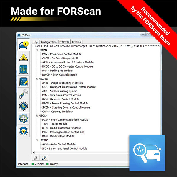 OBDLink EX FORScan OBD Adapter