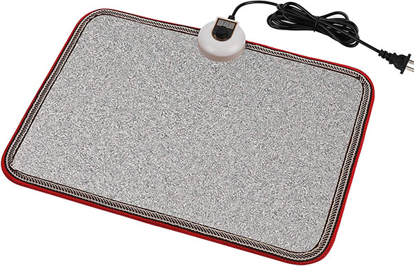 RugHeat Portable Heated Floor Mat, Medium (34x58 inches) Fits Under a 3' x  5' Rug - Under-Rug Pad for Heated Rug, Electric Radiant Floor Heater for