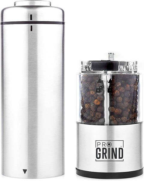 ProGrind Electric Salt and Pepper Grinder Set