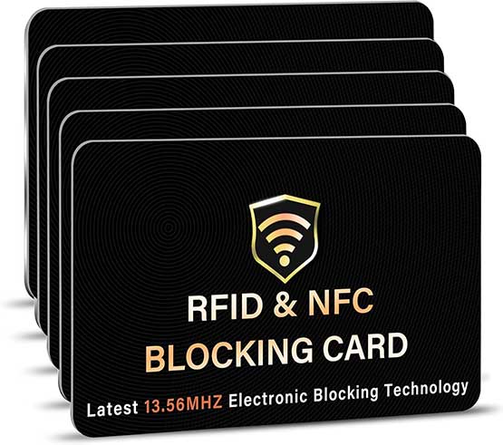 SaiTech IT 5 Pack RFID Blocking Card