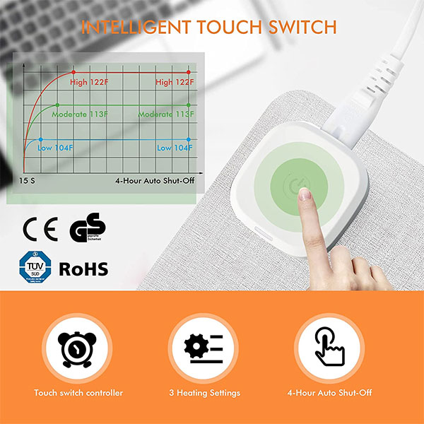 Tulpock Heated Desk Pad