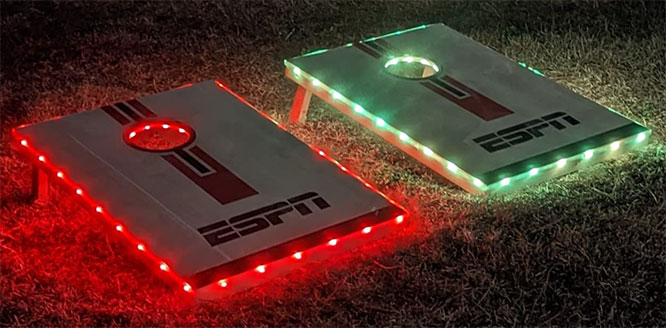 Waybelive LED Cornhole Lights