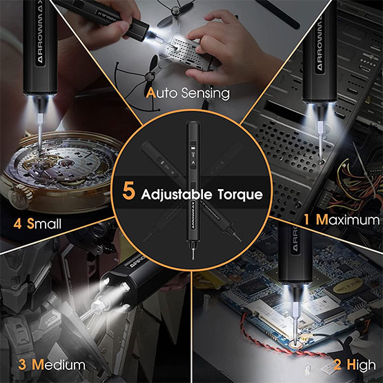 ARROWMAX Pro Plus Cordless Precision Screwdriver Set