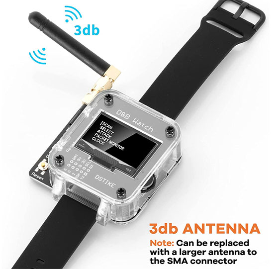 AURSINC WiFi Deauther Bad USB Watch V4