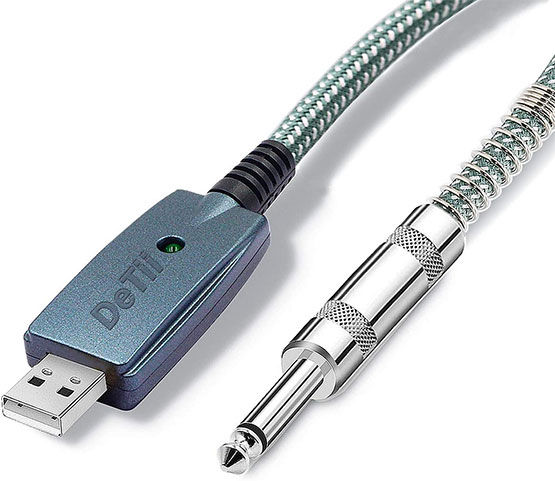 DETII 10FT USB Guitar Cable