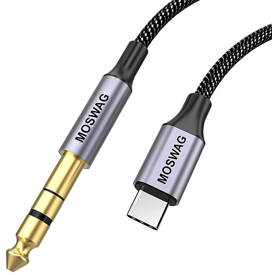 MOSWAG USB-C TRS Audio Stereo Cable