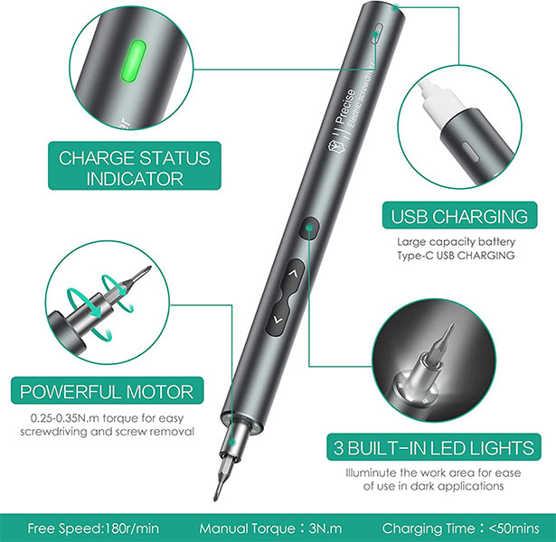 ORIA Electric Screwdriver Set