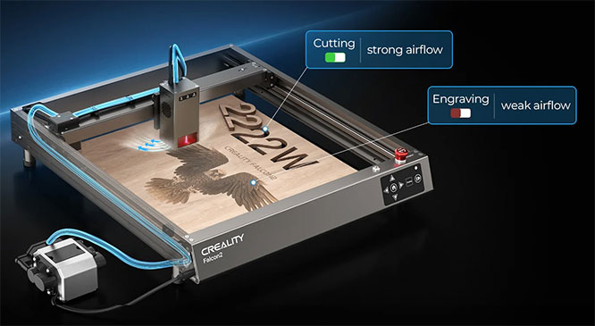 Unboxing, Setup, Test Cuts and First Impressions of the Creality Falcon2  22w Laser Engraver 