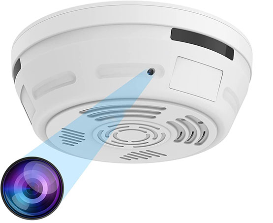 smoke-detector-with-hidden-camera-lens