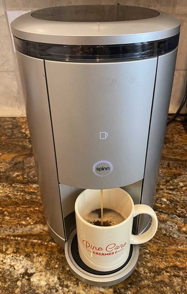 Coffee Machine, Gourmia GCMW4750 Barista Butler Coffee Maker and Grinder  with Wi-Fi, Voice Controlled with Google Assistant and  Alexa, Uses  Grinds or Whole Beans, Programmable Timer