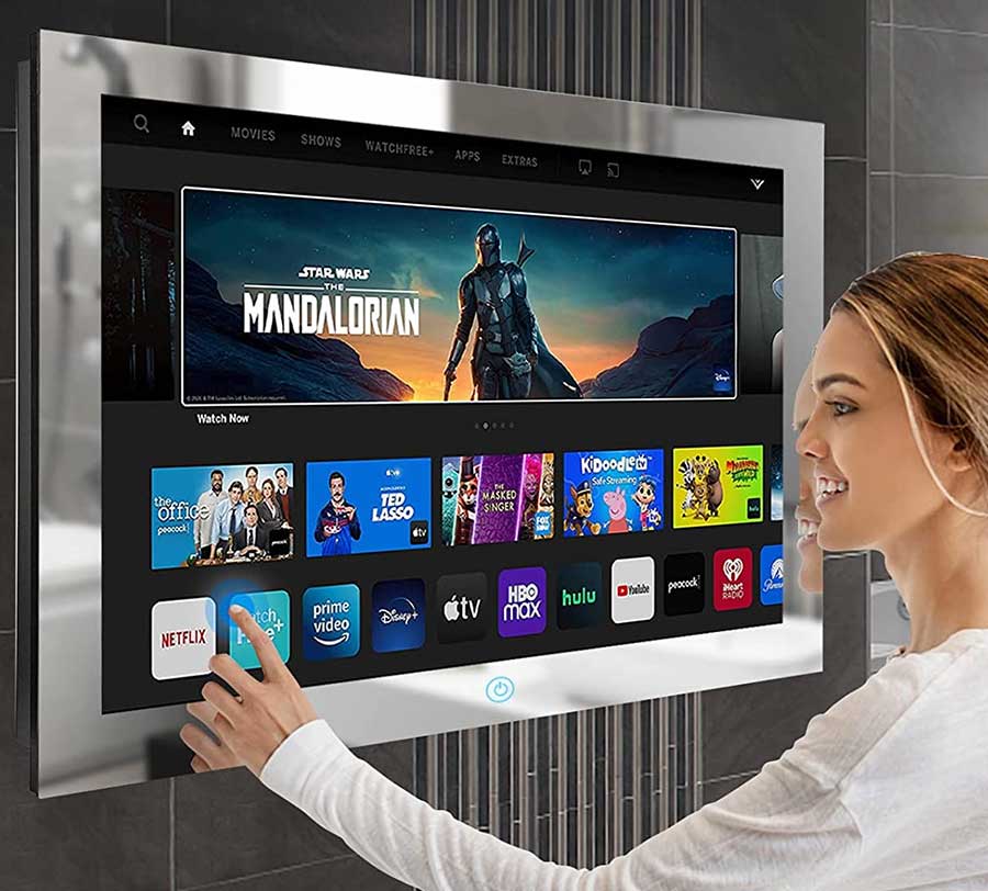 Haocrown 27-inch Touchscreen Smart Mirror TV