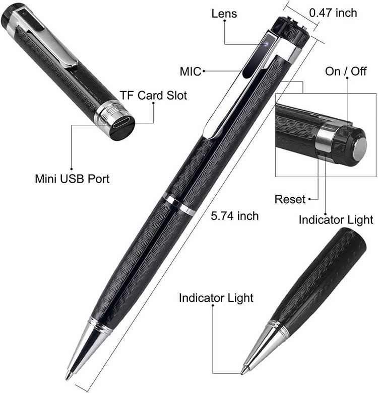 Hasako Spy Pen Camera
