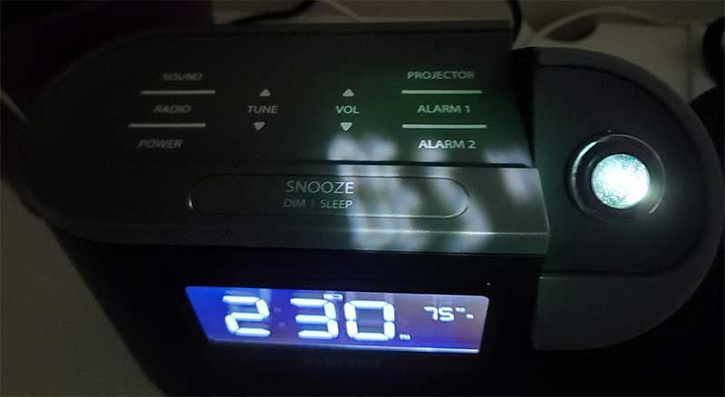 Homedics SoundSleep Projection Clock