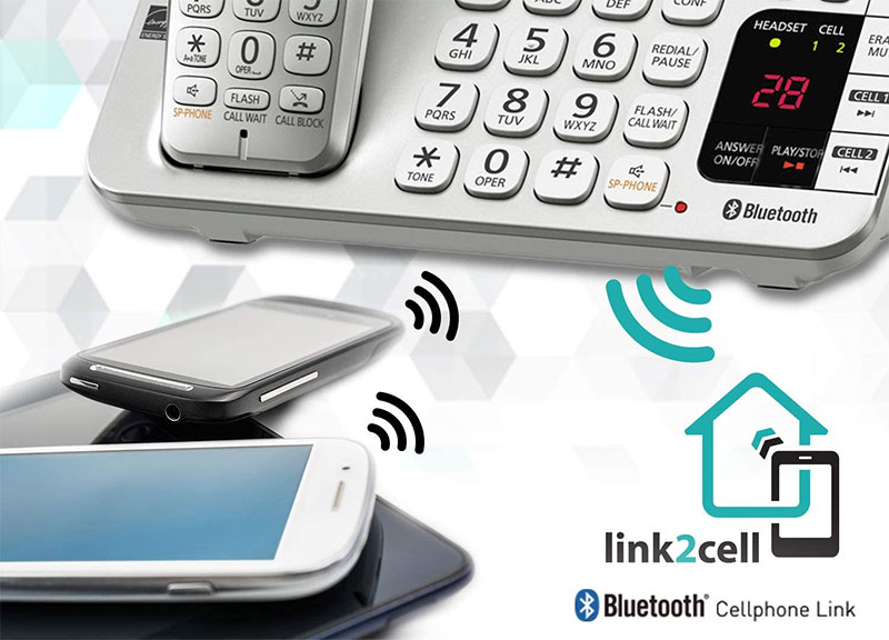 Panasonic Link2Cell Bluetooth Cordless Phone System