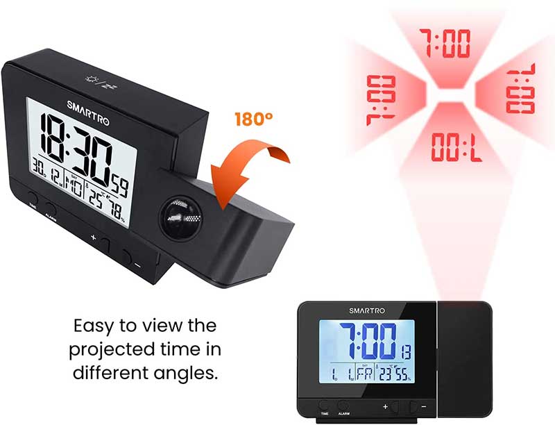 SMARTRO Projection Alarm Clock