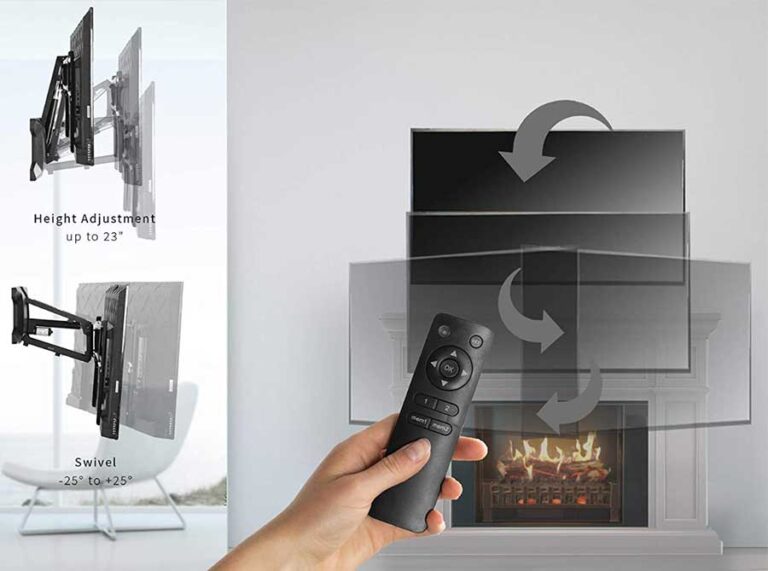 5 Best PullDown TV Mounts for Over Your Fireplace in 2023