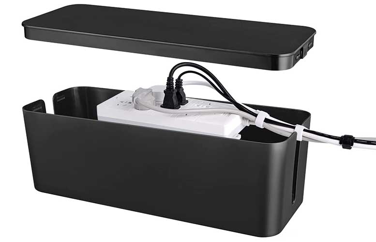 Cable Management Box Cord Organizer – Cable Organizer (16 x 6.1 x