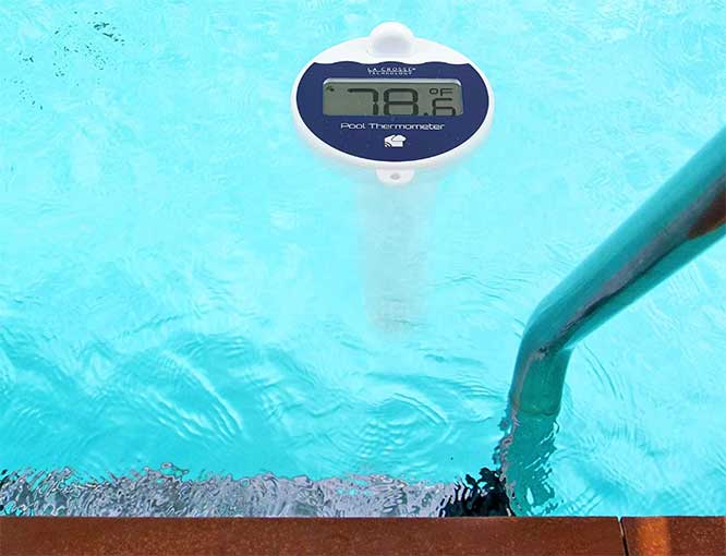 NicetyMeter Wireless Floating Pool Thermometer Indoor Outdoor