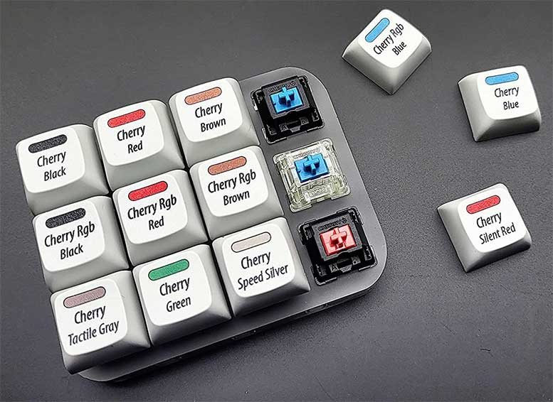 Max keyboard Cherry MX Switch Tester Sampler