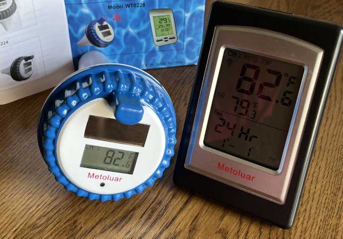 Ambient Weather WH31PF Floating Pool and Spa Thermometer