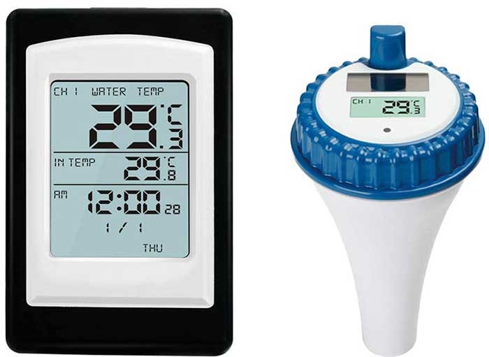 Ambient Weather WS-50-F007PF WiFi Smart Floating Pool, Spa, and Pond  Thermometer with Remote Monitoring and Alerts