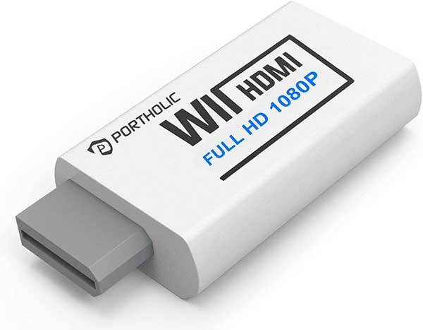 PORTHOLIC Wii to HDMI Converter