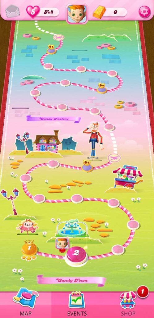 Candy Crush Saga ganha expansão como novo mapa e fases