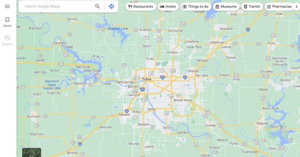 Why Does Google Maps Default to Tulsa? Nerd Techy