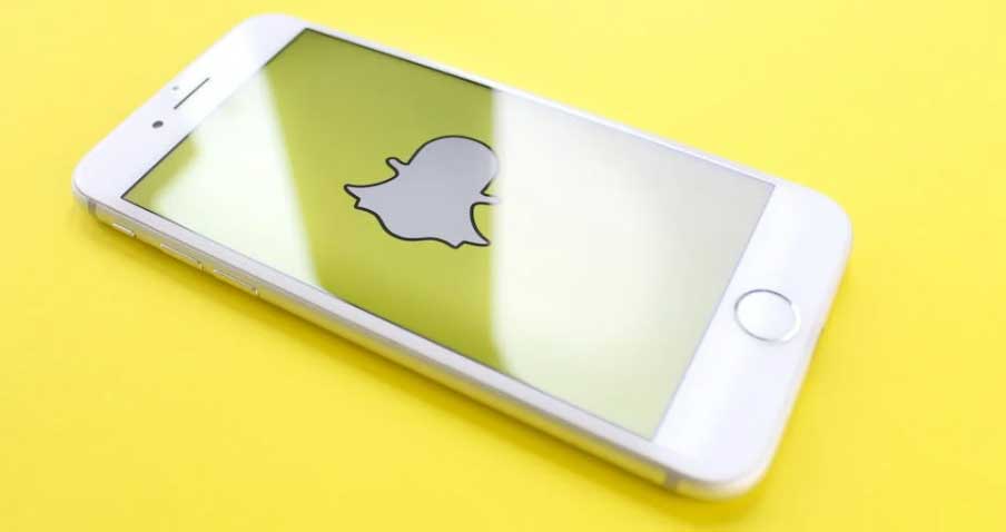 snapchat on an iphone