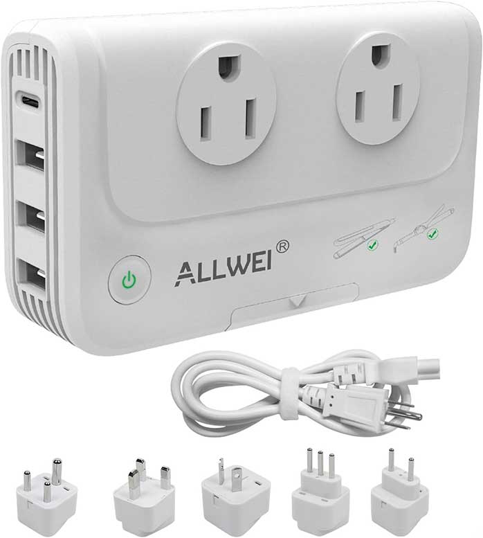 ALLWEI International Travel Adapter