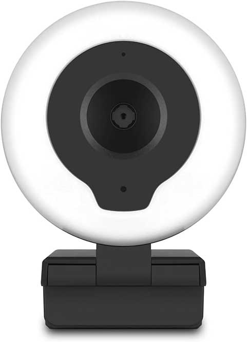 Aluratek 2K HD Ring Light Webcam