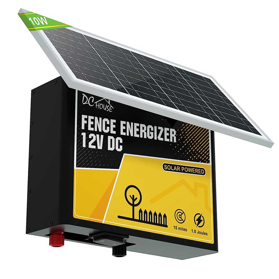 DC HOUSE Electric Fence Solar Energizer