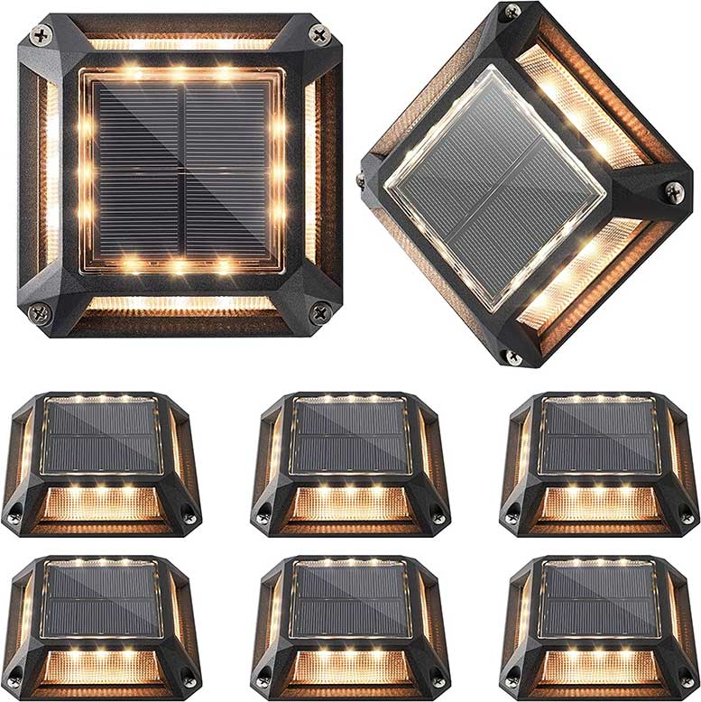 JACKYLED Solar Deck Lights