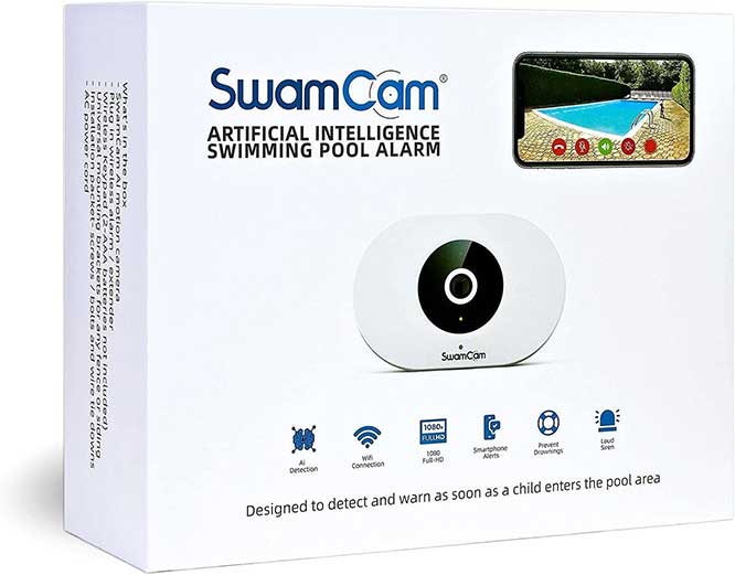 SwamCam Pool Alarm Camera Drowning Prevention System