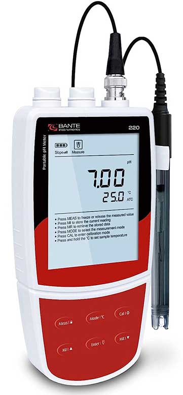 Bante 220 Portable pH Meter