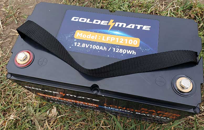 GOLDENMATE-12V-100Ah-LiFePO4-Lithium-Battery