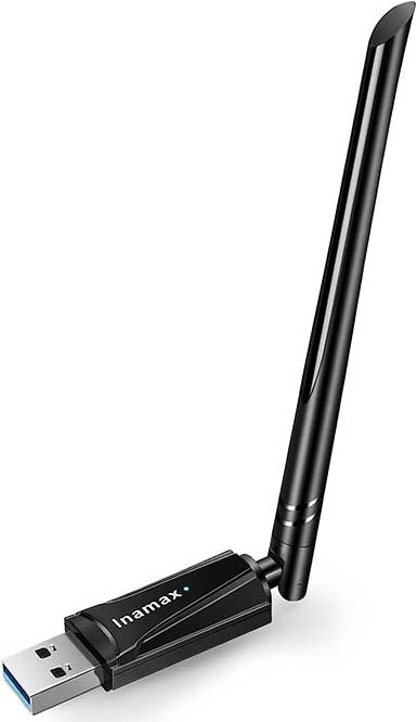 Inamax AC1300 USB WiFi Network Adapter