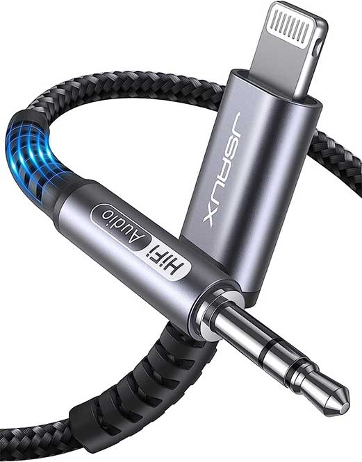 JSAUX Lightning to Aux Audio Cord